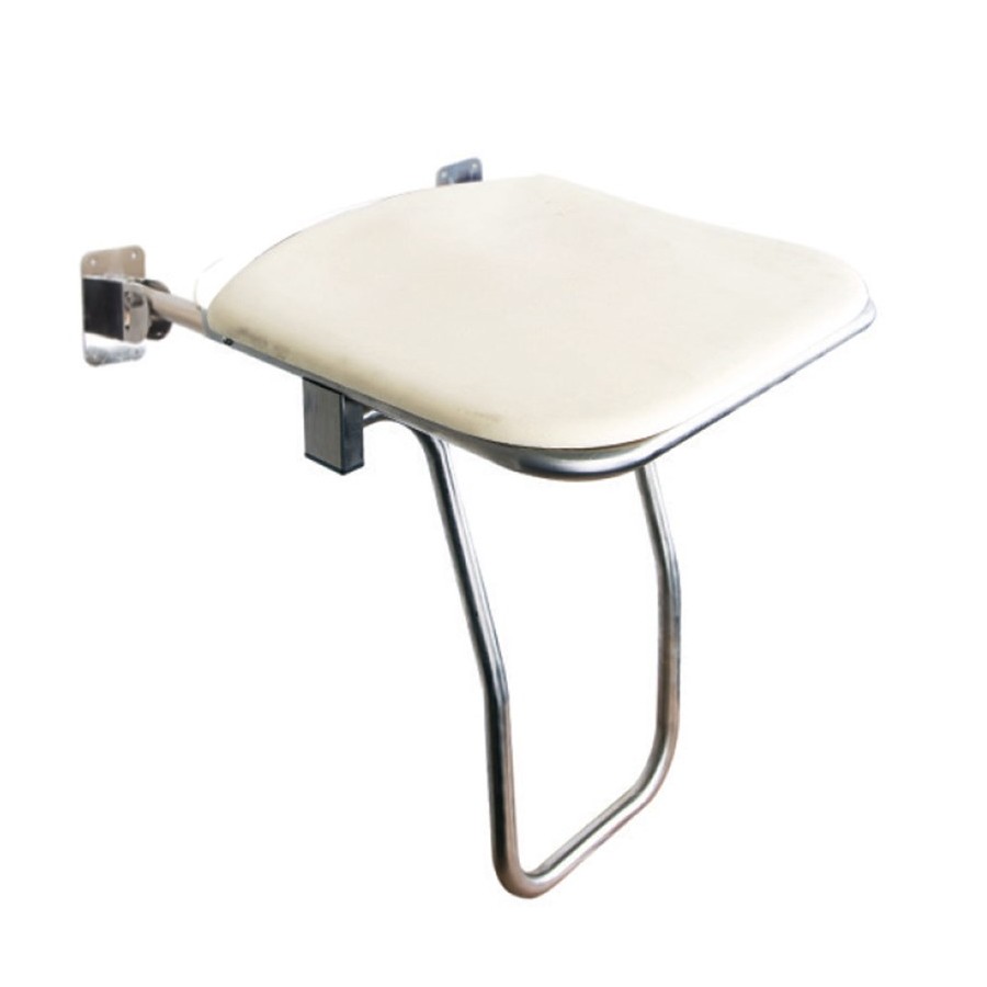 ENGELLİ DUŞ KÜVET OTURAĞI DUVARA MONTE (400X400mm)(304)